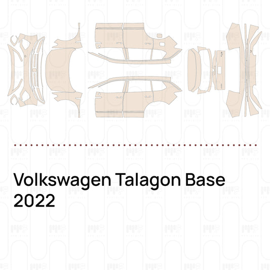 Voorgesneden PPF Volkswagen Talagon Base 2022