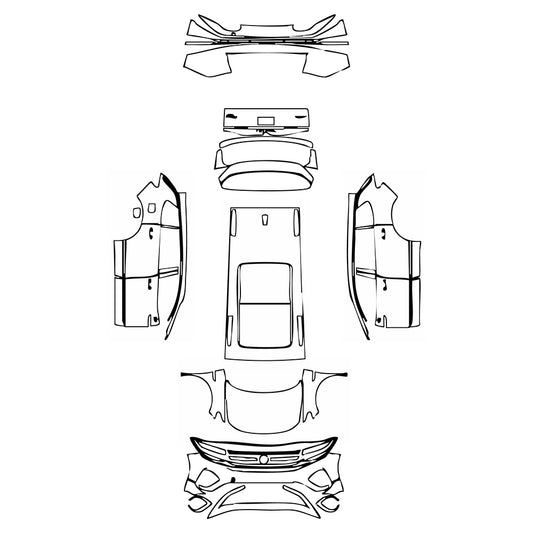 Voorgesneden PPF Volkswagen Talagon Base 2025