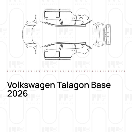 Voorgesneden PPF Volkswagen Talagon Base 2026