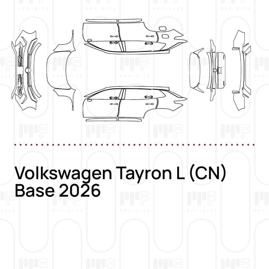Voorgesneden PPF Volkswagen Tayron L (CN) Base 2026
