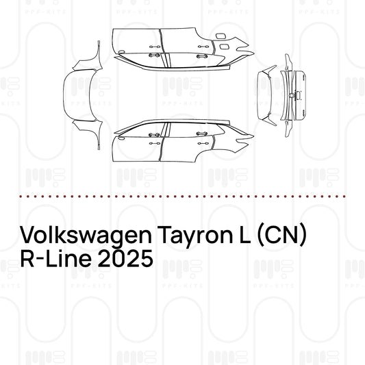 Voorgesneden PPF Volkswagen Tayron L (CN) R-Line 2025