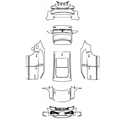 Pre-Cut PPF Volkswagen Teramont X 2024 - PPF-Kits