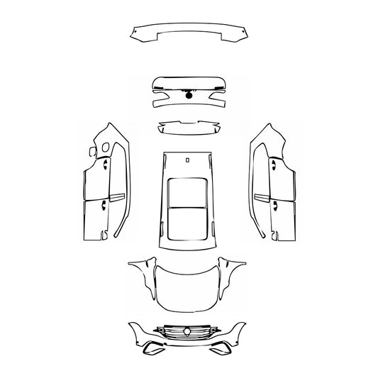 Pre-Cut PPF Volkswagen Tiguan L Base 2024 - PPF-Kits