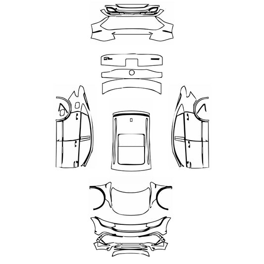 Pre-Cut PPF Volkswagen Tiguan X 2024 - PPF-Kits
