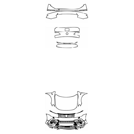 Pre-Cut PPF Volkswagen Tiguan (EU) R-Line 2020 - PPF-Kits
