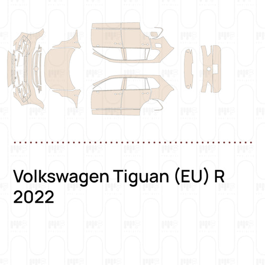 Voorgesneden PPF Volkswagen Tiguan (EU) R 2022