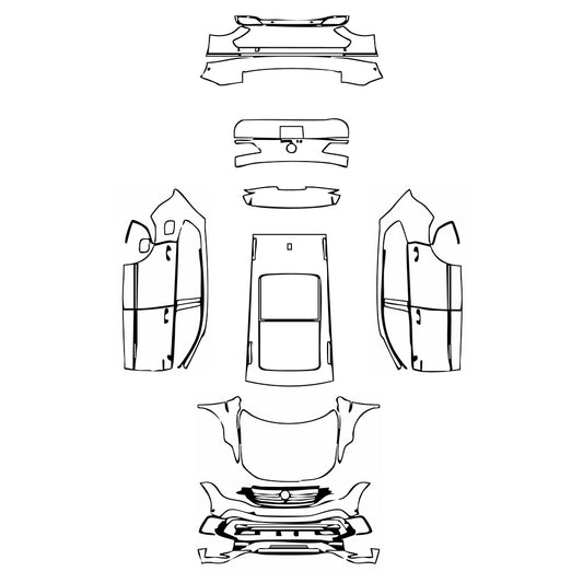 Pre-Cut PPF Volkswagen Tiguan (US) SEL R-line 2024 - PPF-Kits