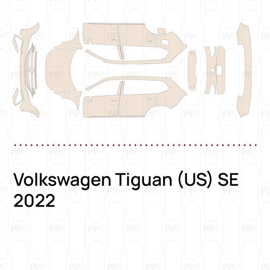 Voorgesneden PPF Volkswagen Tiguan (US) SE 2022