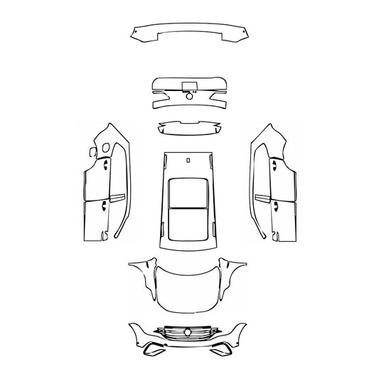 Pre-Cut PPF Volkswagen Tiguan (US) SE 2024 - PPF-Kits