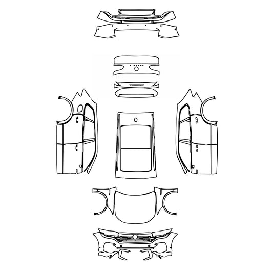 Pre-Cut PPF Volkswagen Touareg R-Line 2020 - PPF-Kits