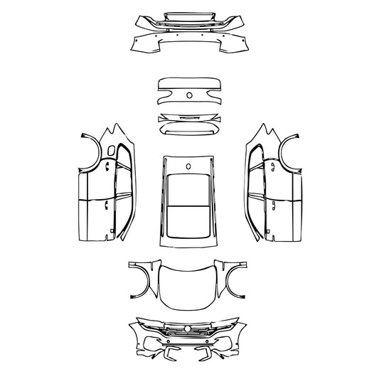 Pre-Cut PPF Volkswagen Touareg R-Line 2021 - PPF-Kits
