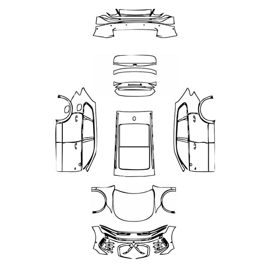Pre-Cut PPF Volkswagen Touareg R-Line 2024 - PPF-Kits