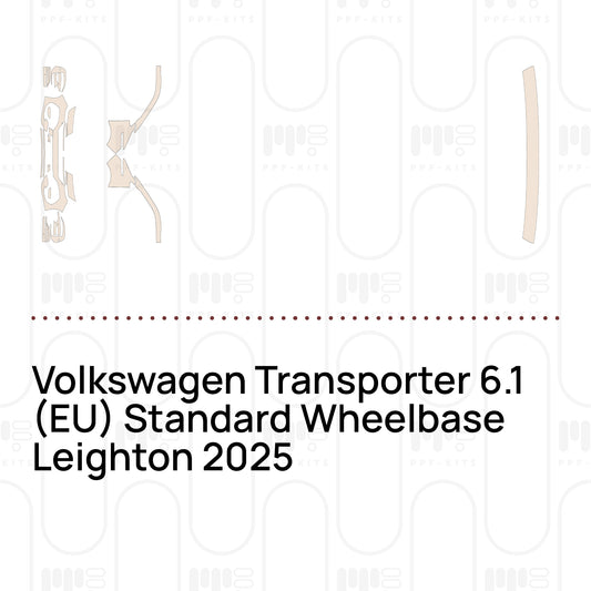 Voorgesneden PPF-lakbeschermingsfolie Volkswagen Transporter 6.1 (EU) Standard Wheelbase Leighton 2025
