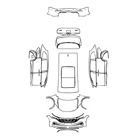 Pre-Cut PPF Volkswagen Viloran Base 2022 - PPF-Kits