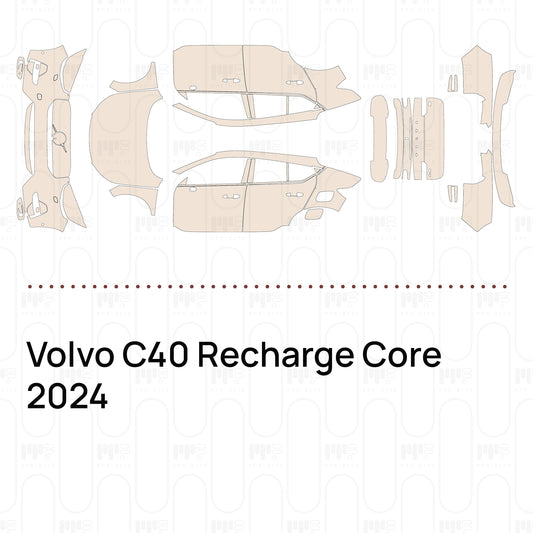 Voorgesneden PPF Volvo C40 Recharge Core 2024