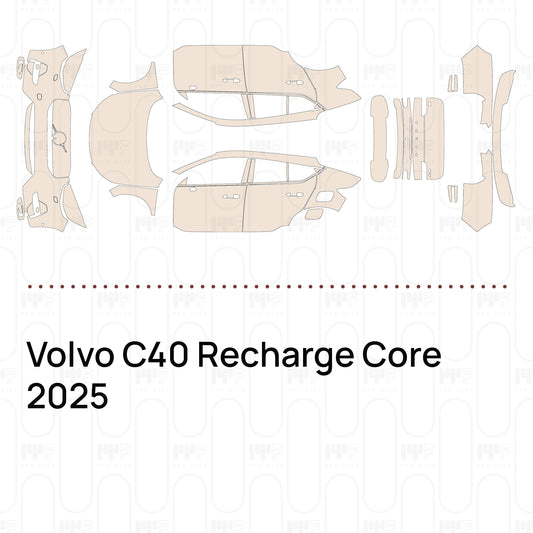 Voorgesneden PPF Volvo C40 Recharge Core 2025