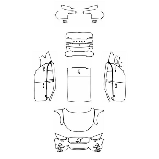 Pre-Cut PPF Volvo C40 Recharge Plus 2022 - PPF-Kits