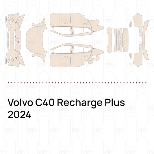 Voorgesneden PPF Volvo C40 Recharge Plus 2024