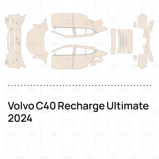Voorgesneden PPF Volvo C40 Recharge Ultimate 2024