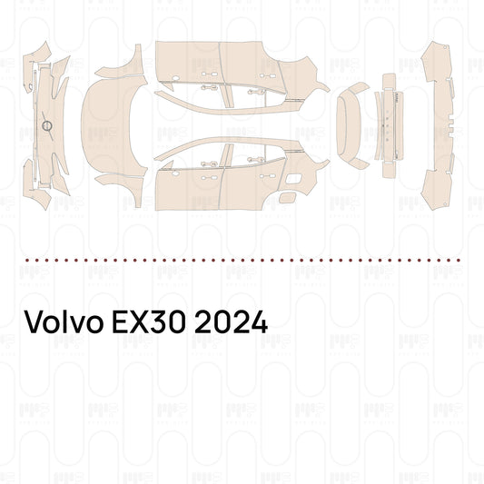 Voorgesneden PPF Volvo EX30 2024