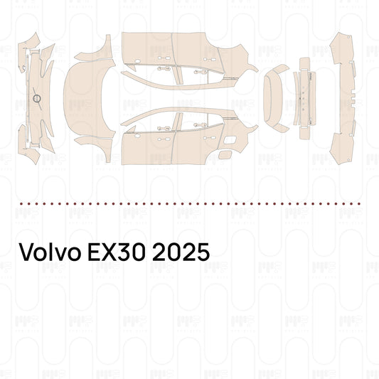 Voorgesneden PPF Volvo EX30 2025