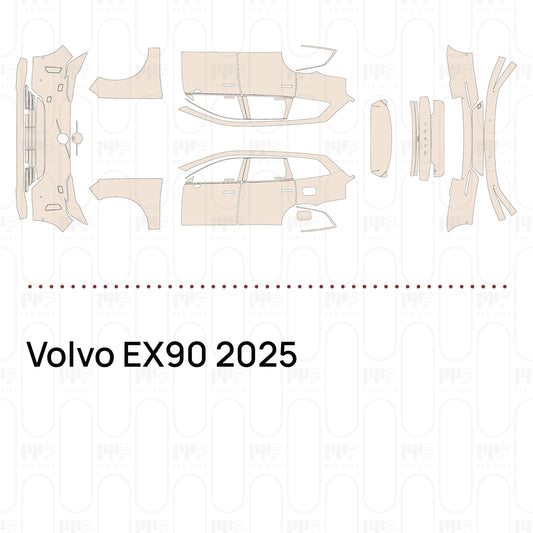 Voorgesneden PPF Volvo EX90 2025