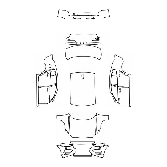 Pre-Cut PPF Volvo S60 Inscription 2025 - PPF-Kits
