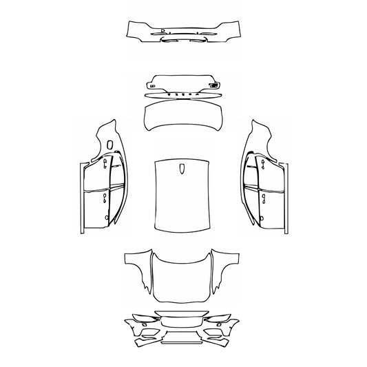 Pre-Cut PPF Volvo S60 Momentum 2022 - PPF-Kits