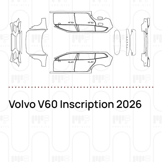 Pre-Cut PPF Volvo V60 Inscription 2026