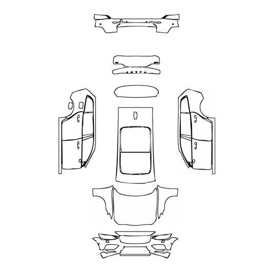 Pre-Cut PPF Volvo V60 Momentum 2022 - PPF-Kits
