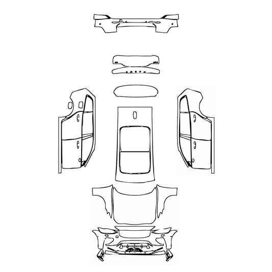 Pre-Cut PPF Volvo V60 R-Design 2024 - PPF-Kits