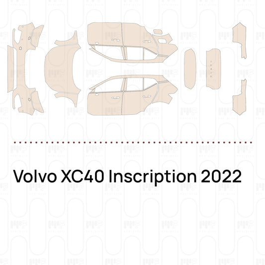 Voorgesneden PPF Volvo XC40 Inscription 2022