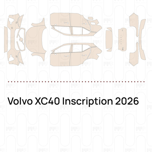 Voorgesneden PPF Volvo XC40 Inscription 2026