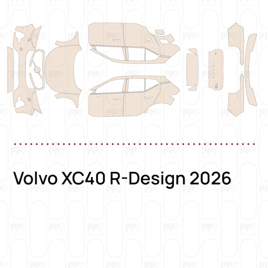 Voorgesneden PPF Volvo XC40 R-Design 2026