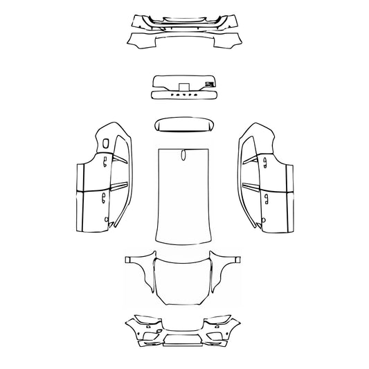 Pre-Cut PPF Volvo XC60 R-Design 2021 - PPF-Kits