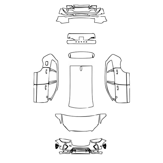 Pre-Cut PPF Volvo XC60 Recharge R-Design 2022 - PPF-Kits