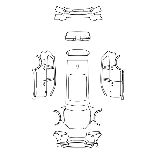 Pre-Cut PPF Volvo XC90 Momentum 2022 - PPF-Kits