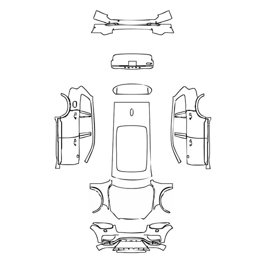 Pre-Cut PPF Volvo XC90 R-Design 2023 - PPF-Kits