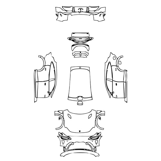 Voorgesneden PPF Xiaomi YU7 2025