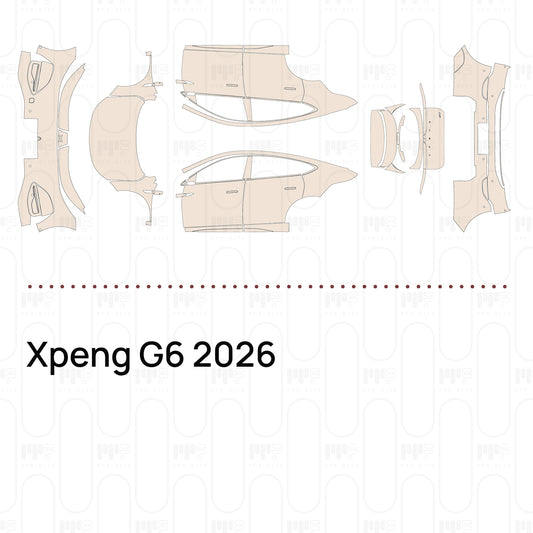 Voorgesneden PPF Xpeng G6 2026