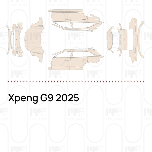 Voorgesneden PPF-lakbeschermingsfolie Xpeng G9 2025