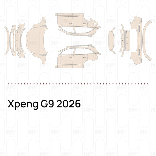 Voorgesneden PPF Xpeng G9 2026
