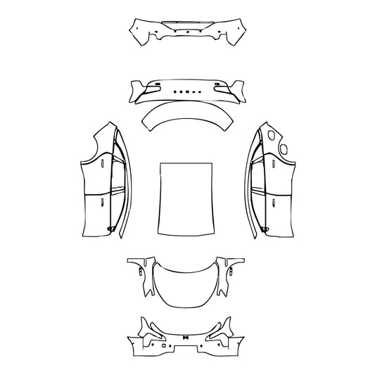Pre-Cut PPF Xpeng MONA M03 2024 - PPF-Kits