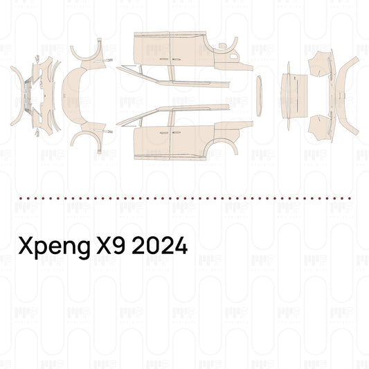 Pre-Cut PPF Xpeng X9 2024