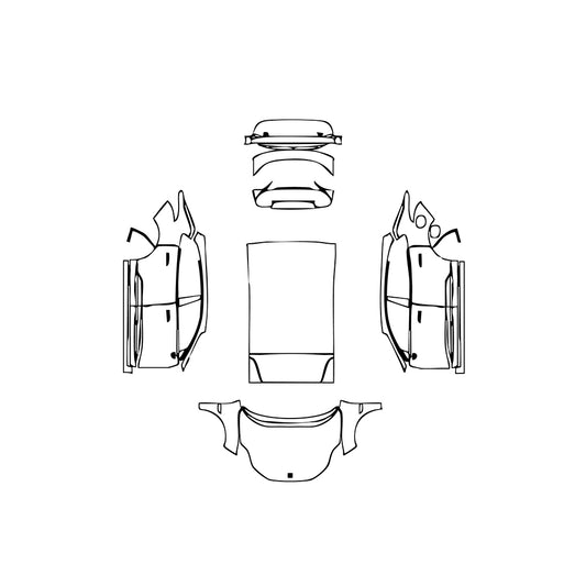Pre-Cut PPF Zeekr 001 2024 - PPF-Kits