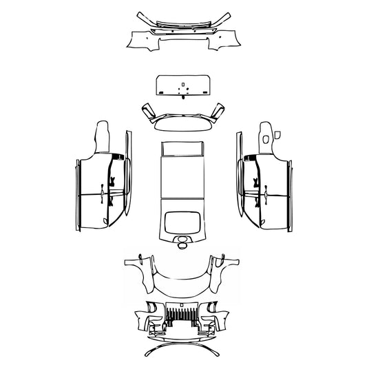Voorgesneden PPF Zeekr 009 Base 2025