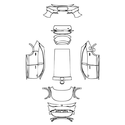 Pre-Cut PPF Zeekr 7X 2025 - PPF-Kits