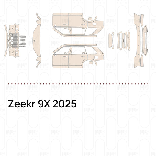 Voorgesneden PPF Zeekr 9X 2025