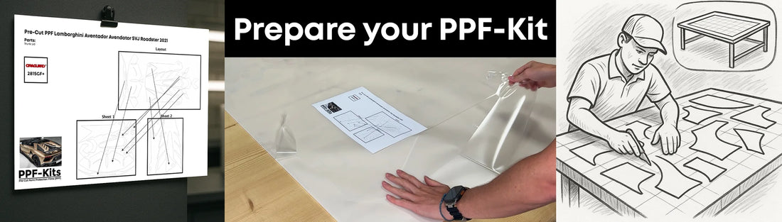 Hoe u uw PPF-kit voorbereidt wanneer deze arriveert - Stapsgewijze handleiding