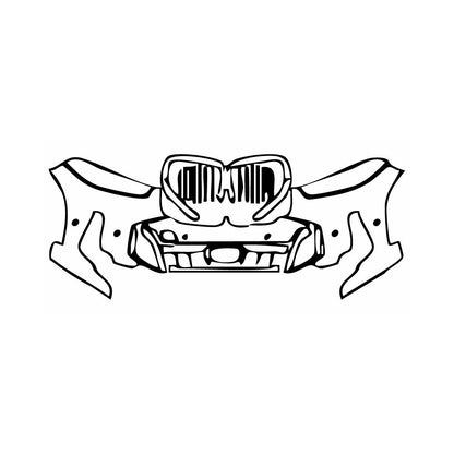 Pre-Cut PPF BMW X5 Extended Wheelbase M Sport 2024 - PPF-Kits